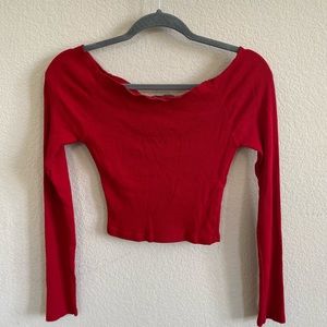 Brandy Melville Red Long Sleeve